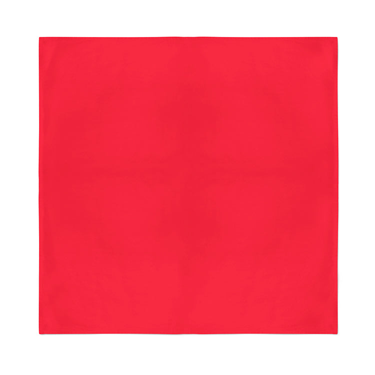 Red cotton square bandana