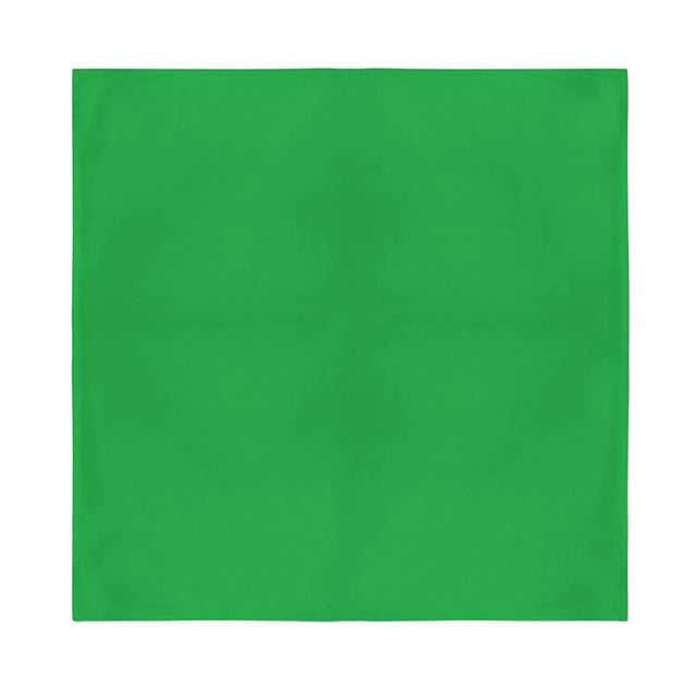 Green solid cotton bandana